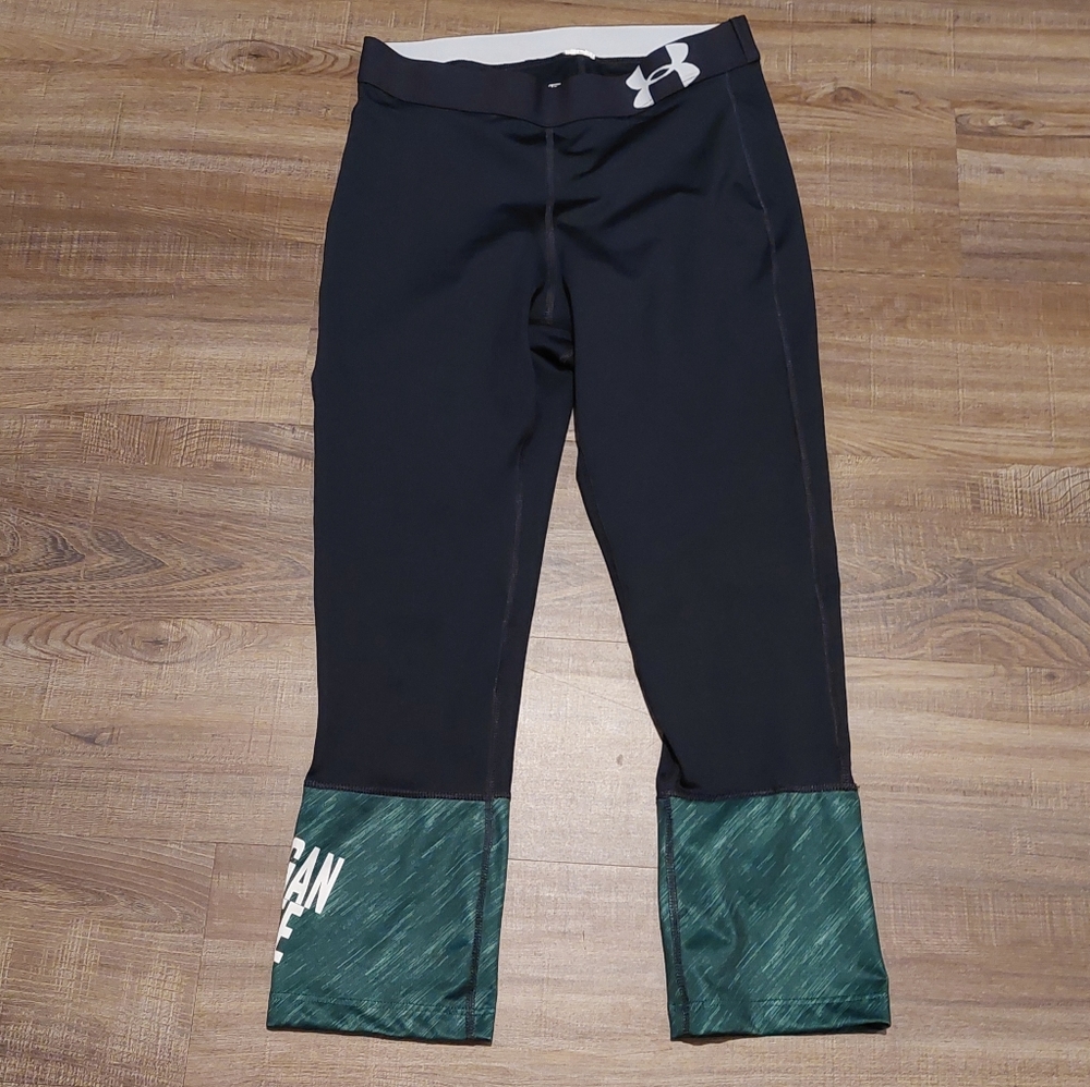🔴 CLEARANCE   Under Armour Michigan State capri leggings